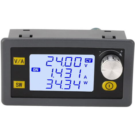 SJLERST Convertisseur Abaisseur-élévateur DC à DC, Module d'Alimentation de Laboratoire Réglable, Régulateur de Tension Variable 0.6-30V 0-5.0A