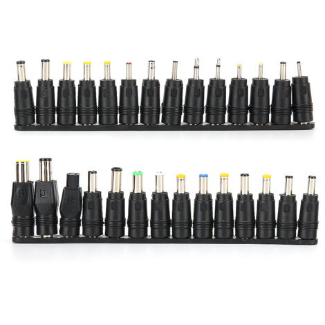 SJLERST 28pcs Adaptateur d'alimentation DC Conseils 5.5x2.1mm Femelle Universel Charge Conversion Tête (1/5)