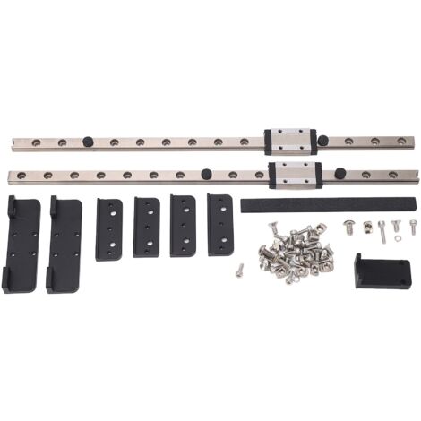 SJLERST Rail de guidage des axes Y avec bloc coulissant pour imprimante 3D, rail de mouvement linéaire pour Neptune 3 Pro 4 pour Ender 3 Pro V2 S1 S1 Pro