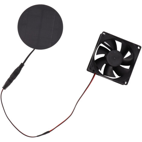 Ventilateur Extracteur Solaire 12V - Murale Haute Vitesse Faible Bruit - Pour Abri Jardin, Serre, Cabane - Économie D'énergie