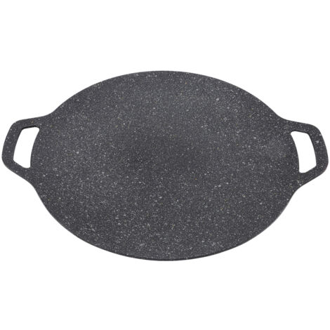 Poêle à BBQ de forme ronde en aluminium à haute conductivité thermique de finition brillante (1/5)
