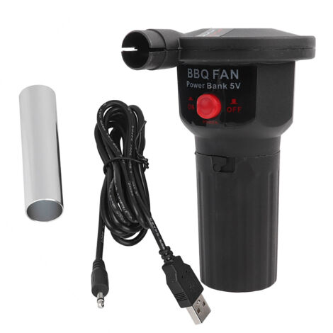 Ventilateur BBQ portable léger 5V avec câble USB pour la cuisine en plein air (1/5)