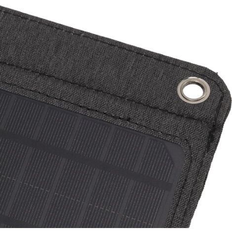 SJLERST Panneau solaire 18W 18V Monocristallin USB DC Type C Alimentation Panneau Solaire de Sortie pour la Charge