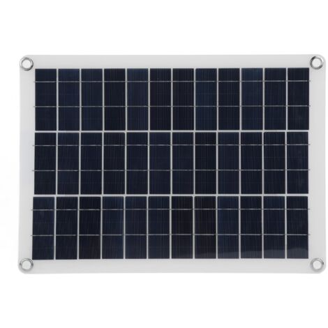 SJLERST Panneau de charge solaire 15W 12V, panneau solaire professionnel efficace en silicium monocristallin pour caméra de Surveillance, sonnette (1/5)