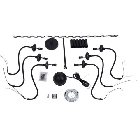 SJLERST Lustre vintage à 6 lumières lustre de style bougie de style moderne nordique pour salon salle à manger ferme 85265V (1/5)