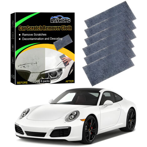 12 Chiffons Nano Magic Scratch Remover - Pour Éraflures Légères De Voiture - Polissage Surface - Taille 20x10 Cm
