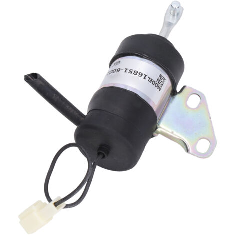 Solenoide Arresto Carburante Per Kubota - Ricambio 16851-60014 - Per Trattori, Tosaerba, Escavatori
