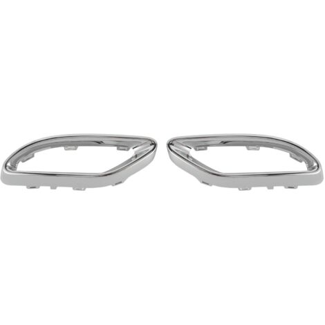 SJLERST Couvercle d'embout d'échappement chromé brillant, garniture de remplacement pour mercedes-benz A B C E GLC classe cls W177 W247 W205 W213 X253 C257 (1/5)