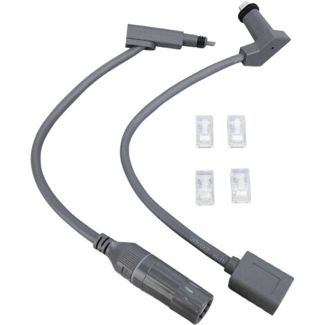 Adaptateurs Starlink SPX vers RJ45 Accessoires Starlink (paire d'extrémité de parabole et de routeur) Câble starlink étanche Internet par satellite