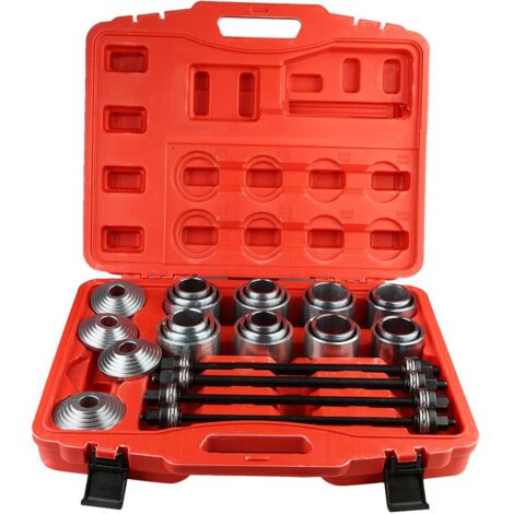 SJLERST Jeu de douilles à chocs Kit d'outils d'insertion de retrait de roulement de douille universel de voiture, Kit de manchons de traction de presse 36 pièces (1/5)
