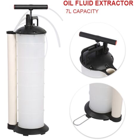 SJLERST Pompe d'extraction d'eau et d'huile usée pour voiture, 7l, transfert de fluide sous vide, fonctionnement manuel (1/5)