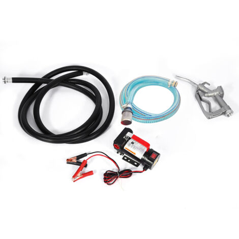 SJLERST Extracteur de fluide Diesel électrique 12V, pompe de transfert d'huile automatique avec buse de carburant, nouvelle collection (1/5)