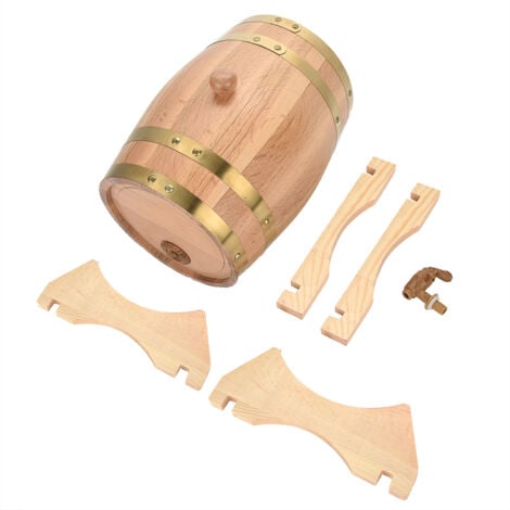 Tonneau De Vin En Bois De Chêne Vintage Pour Bière, Whisky