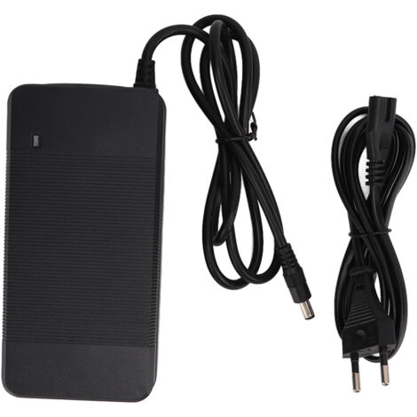 SJLERST Chargeur de batterie 42V 3A Adaptateur secteur Chargeur de batterie au lithium pour scooter électrique Prise 100‑240VEU (1/5)
