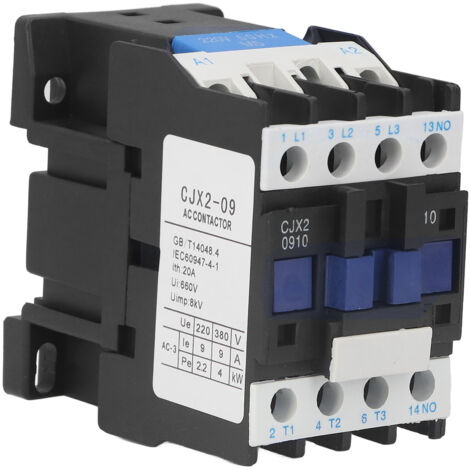 SJLERST Bobine de contacteur AC NO pour indicateurs de commande d'alimentation moteur CJX2-0910 220 V 50 Hz 9 A (1/5)