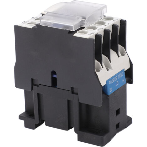 SJLERST Contacteur AC, coque ignifuge ABS, Contacts argentés épais, contacteur de moteur électrique 380V 18A (1/5)