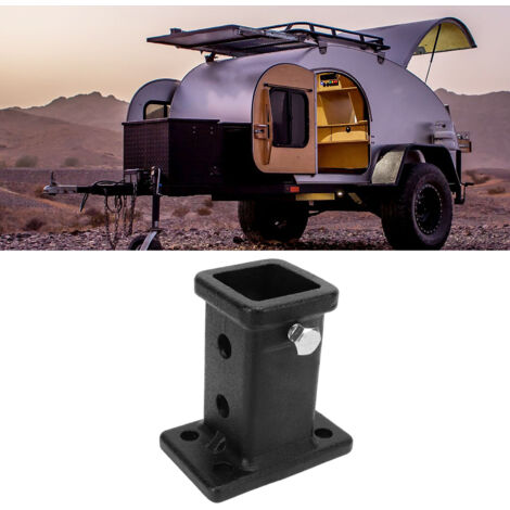 SJLERST Adaptateur de récepteur d'attelage de remorque de tube de récepteur à boulon de 2 pouces universel pour camionnettes