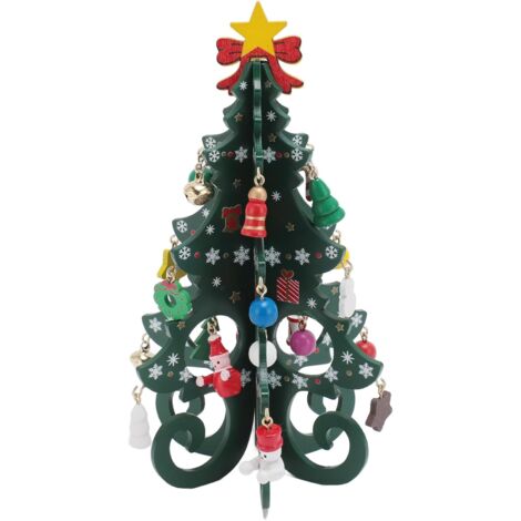 SJLERST Décor d'arbre de Noël Miniature, Décoration de Maison pour Salon, Fête (1/5)