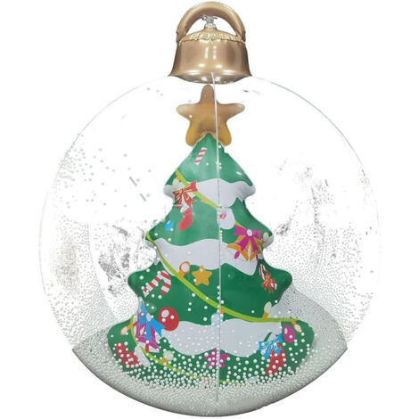 Grande Boule De Noël Northlight Sur Base Cloche - 65 Cm - Décoration D'Extérieure Rouge