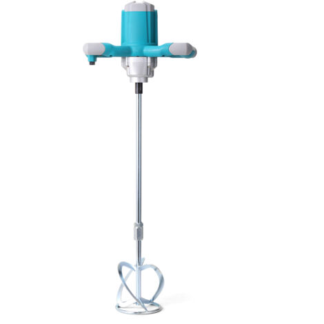 Sjlerst – Bétonnière électrique 2600W – 6 vitesses réglables – Agitation efficace pour ciment, mortier, peinture et plâtre – Double poignée ergonomique