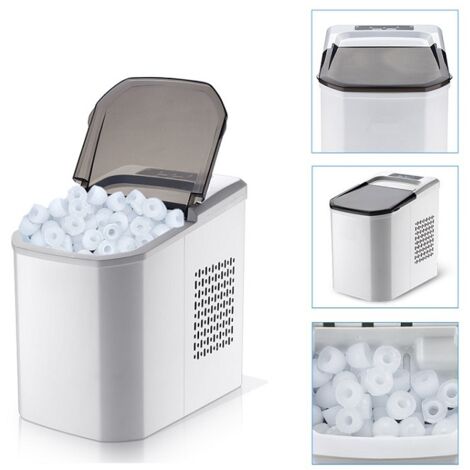 Magicplux machine à glaçons, 12kg en 24h, 9 Glaçons en 6 minutes, Noir