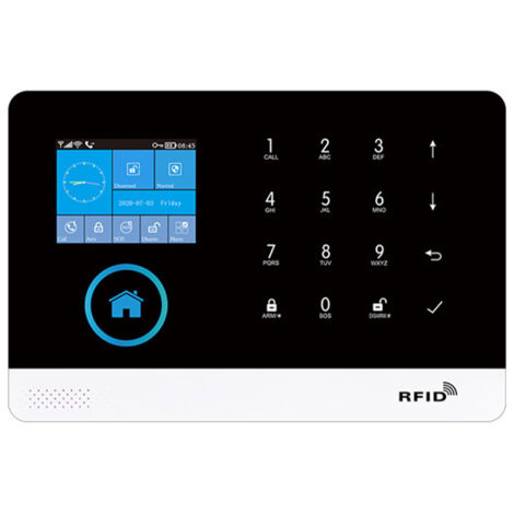SJLERST Kit Système d'alarme Maison 4G, 24 pièces Alarme Maison sans Fil Intelligent WiFi avec APP Détecteur de Mouvement, Télécommandes, Capteur de Fenêtre et de Porte, Sirène, Compatible avec Alexa