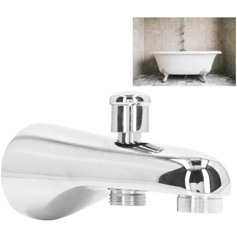 SJLERST Bec de Baignoire, Robinet de Douche, Baignoire Simple, Inverseur G1 en Laiton, Connecteur d'interface G1 2 G1 pour écrans Anti-éclaboussures de Bulles (1/5)