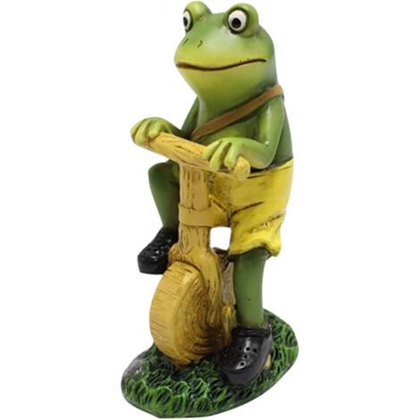 Statuette Grenouille En Brocoli Avec Parapluie - Décoration Originale En Résine - Pour Jardin, Salon, Bureau