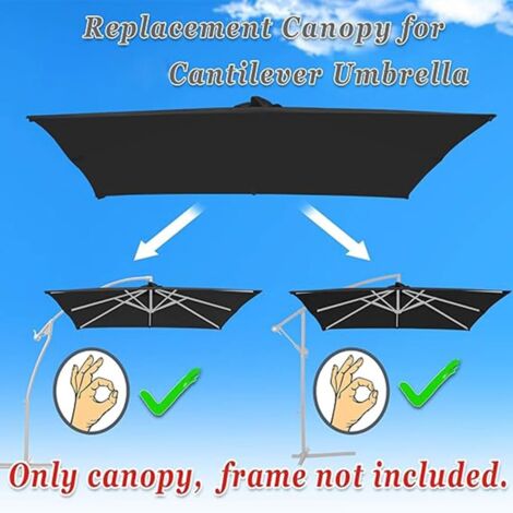 Toile De Remplacement Pour Pergola 3x3 M – Imperméable 300D, Anti-UV, Double Couche, Couleur Kaki