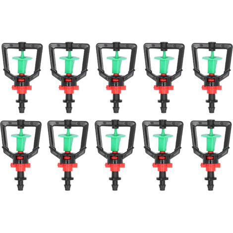 SJLERST Kit 10x micro asperseur rotatif serre jardin irrigation