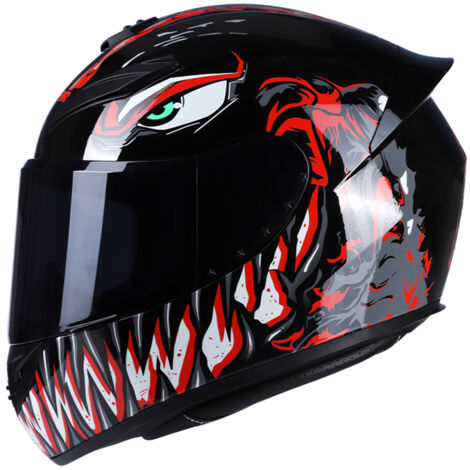 SJLERST Casque de motocycliste, léger et intégral pour les courses de motos (1/5)