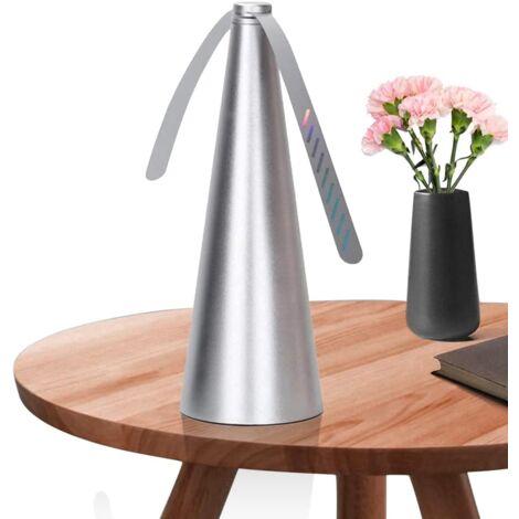 SJLERST Ventilateur Anti-Mouche, Protection Contre Insectes Volants Produits Chimiques Ventilateur Anti Mouche indolore pour Camping Salle à Manger Jardin (1/5)