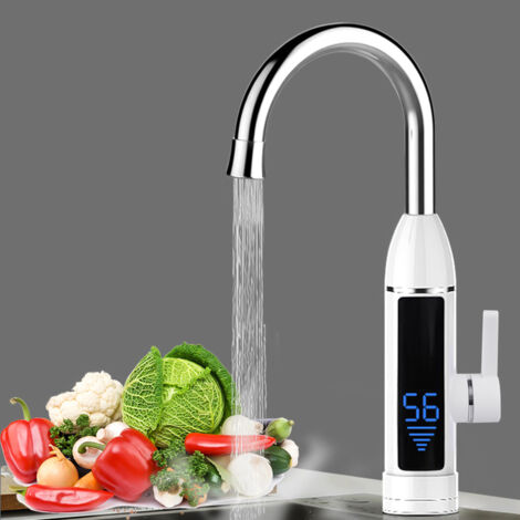 SJLERST Robinet d'eau électrique, robinet chauffe-eau instantané de cuisine (1/5)