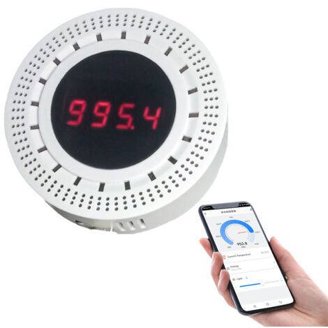 SJLERST Capteur de pression atmosphérique intelligent WiFi avec fonction de détection de température et d'humidité Appareil domotique intégré (1/5)