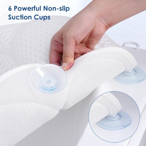 Oreiller de bain, oreiller de bain ergonomique 4D de luxe pour le