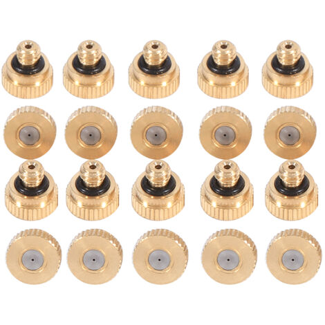 SJLERST Buses de brumisation en laiton pour système de refroidissement (0,4 mm) 10/24 UNC Garden 20 pièces (1/5)