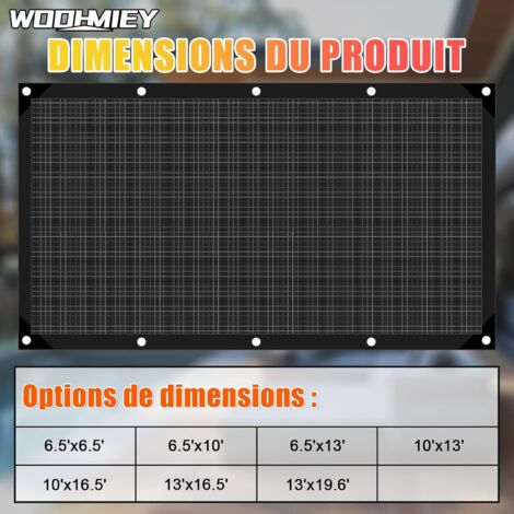 Filet D’ombrage 85% – Taille 3x5m (beige) – Protection Solaire Pour Terrasse, Pergola, Serre – Résistant Aux UV, Respirant