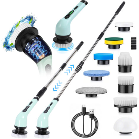 Brosse De Nettoyage électrique Sans Fil GRUTTI - Brosse Rotative Avec Tige, Pour Cuisine