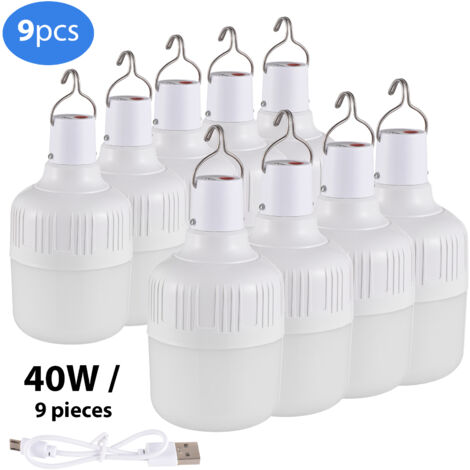 Ampoule D'urgence Rechargeable SODIAL E27 - Haute Luminosité Avec Crochet