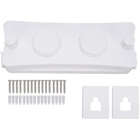SJLERST Étendoir à linge d'intérieur rétractable en aluminium pour balcon (blanc) (1/5)