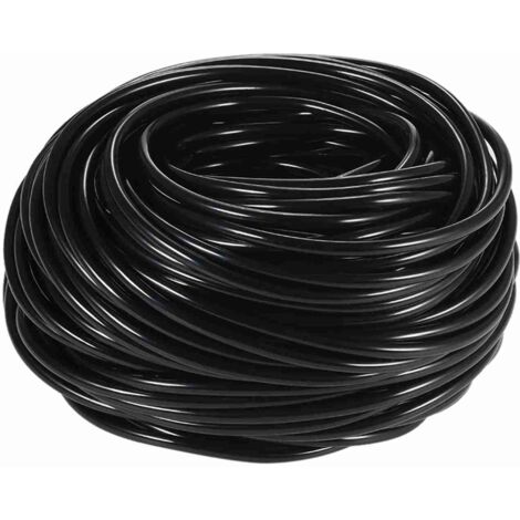 SJLERST Tube D'irrigation à Goutte de 50 Mètres, Tuyau de Tuyaux D'arrosage de 4/7 Mm pour Système D'irrigation, Plantes, Jardin, Pelouse, Paysage (1/5)