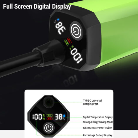 Douche Portable Rechargeable 5000mAh | Pompe Électrique Pour Camping | Débit 5L/min | Kit Complet