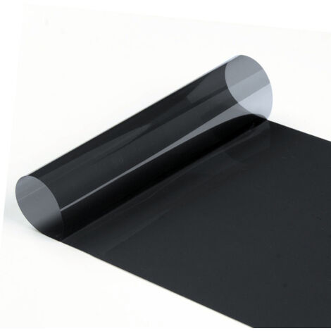SJLERST Film pour vitres de voiture, Film de protection solaire pour pare-brise, Film teinté pour vitres Bloque les UV 150 x 20 cm