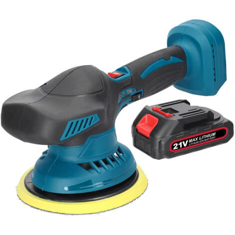 Polisseuse Voiture Sans Fil Compacte - 80W, Disque 75mm, Batterie Incluse - Noir