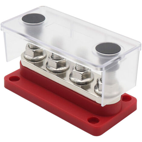 SJLERST Coffret de distribution 300 A, 4 x 3/8, 48 V CC, avec couvercle transparent (1/5)