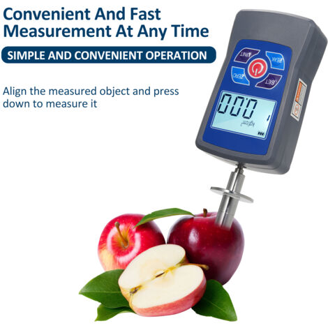 Testeur De Dureté Numérique Pour Fruits - Pénétromètre GY-M30 (0.4-30 Kgf/cm²) - Pour Mesurer La Maturité Et La Fermeté