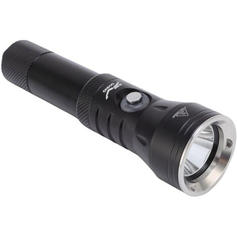 Lampe de plongée sous-marine Dive Light, lampe torche rechargeable étanche ultra-lumineuse avec indicateur de charge, 5 modes d'éclairage sous-marin, lampe de sécurité pour la plongée sous-marine et l