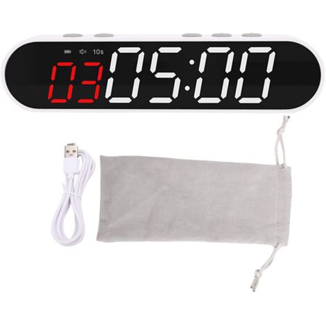 Petit minuteur de fitness portable avec batterie haute puissance, chronomètre et télécommande convient pour la maison, le garage, la boxe et autres lieux. (1/5)