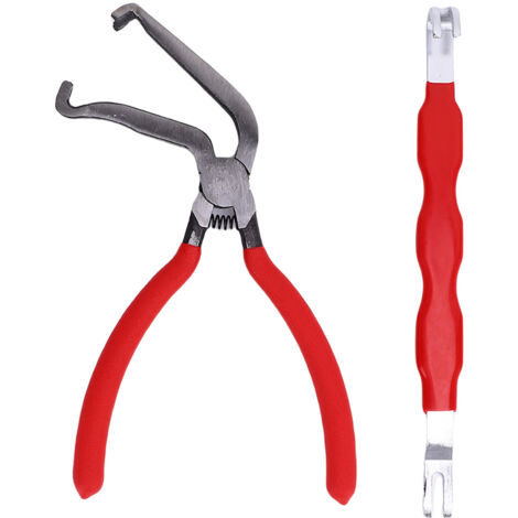 Kit de 2 outils pour déconnexion de connecteurs de câbles automobiles - Pince à déconnexion électrique pour capteurs et faisceaux de câbles, poignée ergonomique antidérapante (1/5)