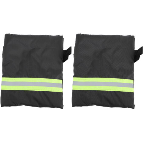Housse de robinet extérieur pour l'hiver - Protection antigel pour robinet et tuyau d'arrosage, lot de 2 housses isolantes robustes avec cordon de serrage (18 x 15 cm) (1/5)